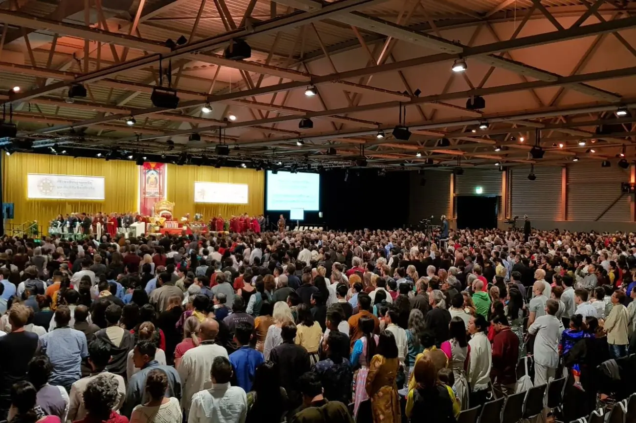 Dalai Lama Besuch in der Schweiz 2021 Eulachhallen Winterthur