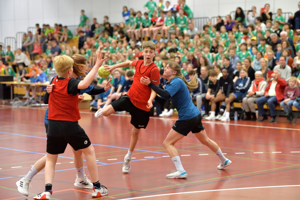 Spieler während Winti Handball-Camp 2023