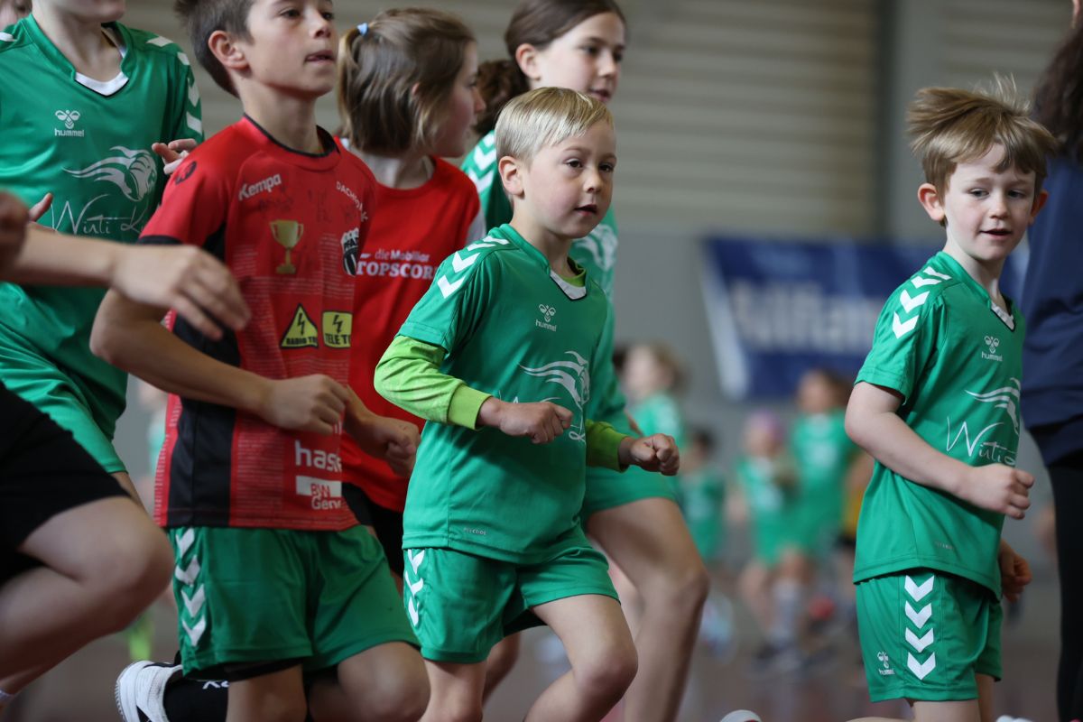 Training beim Winti Handball-Camp 2023 Eulachhallen 