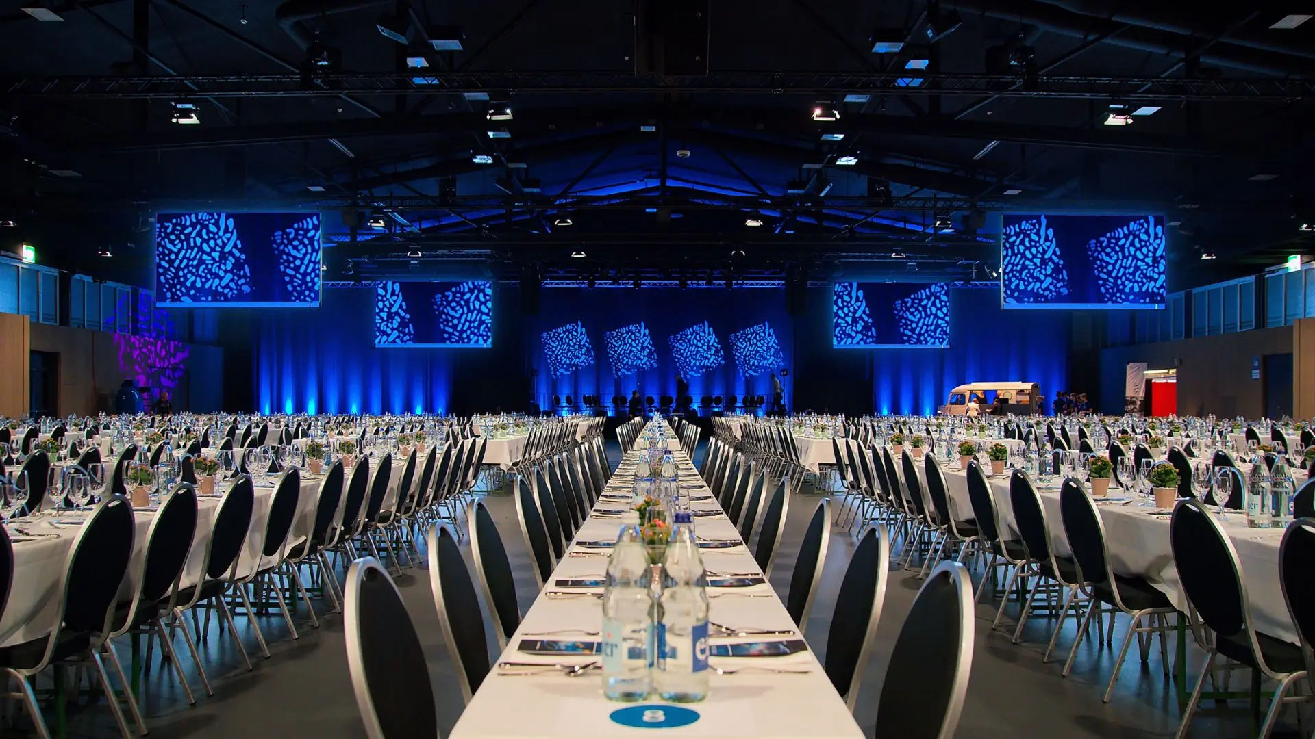 Eventhalle Winterthur - Eulachhalle 1 - Bankettbestuhlung