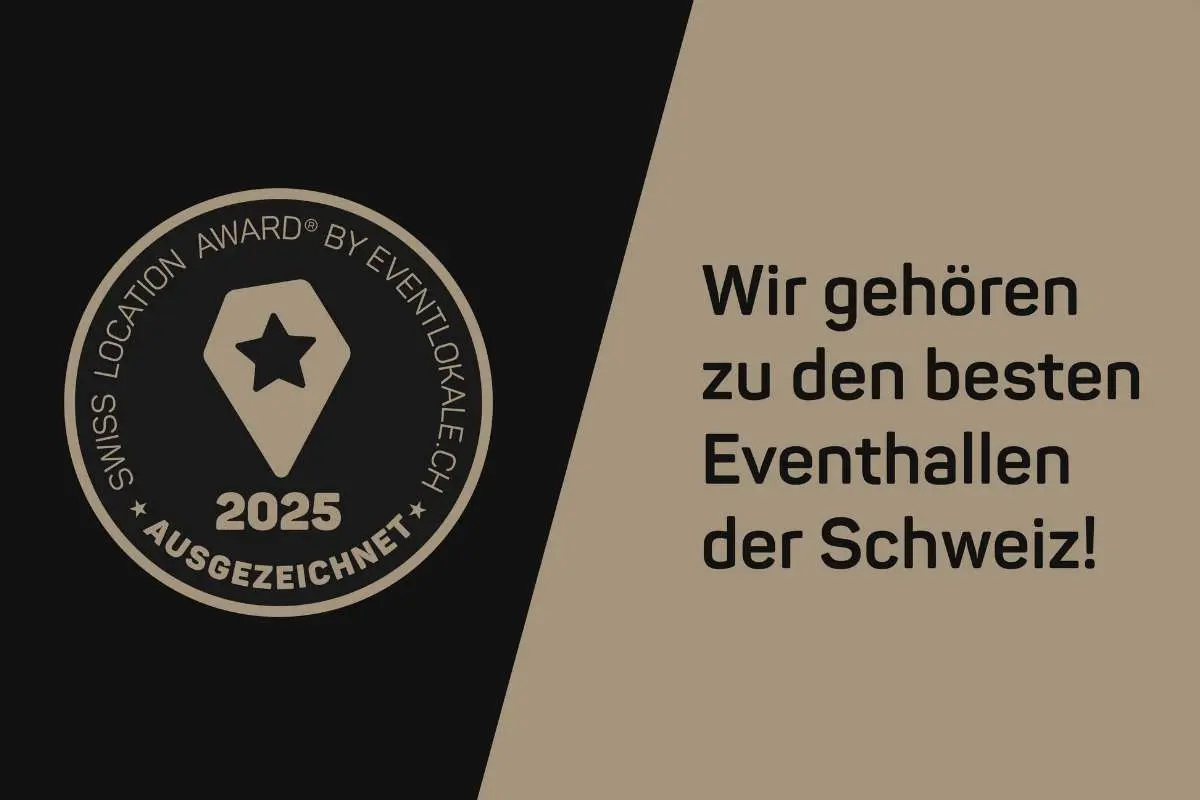 Top-Eventlocation Schweiz - Eulachhallen x Swiss Location Award